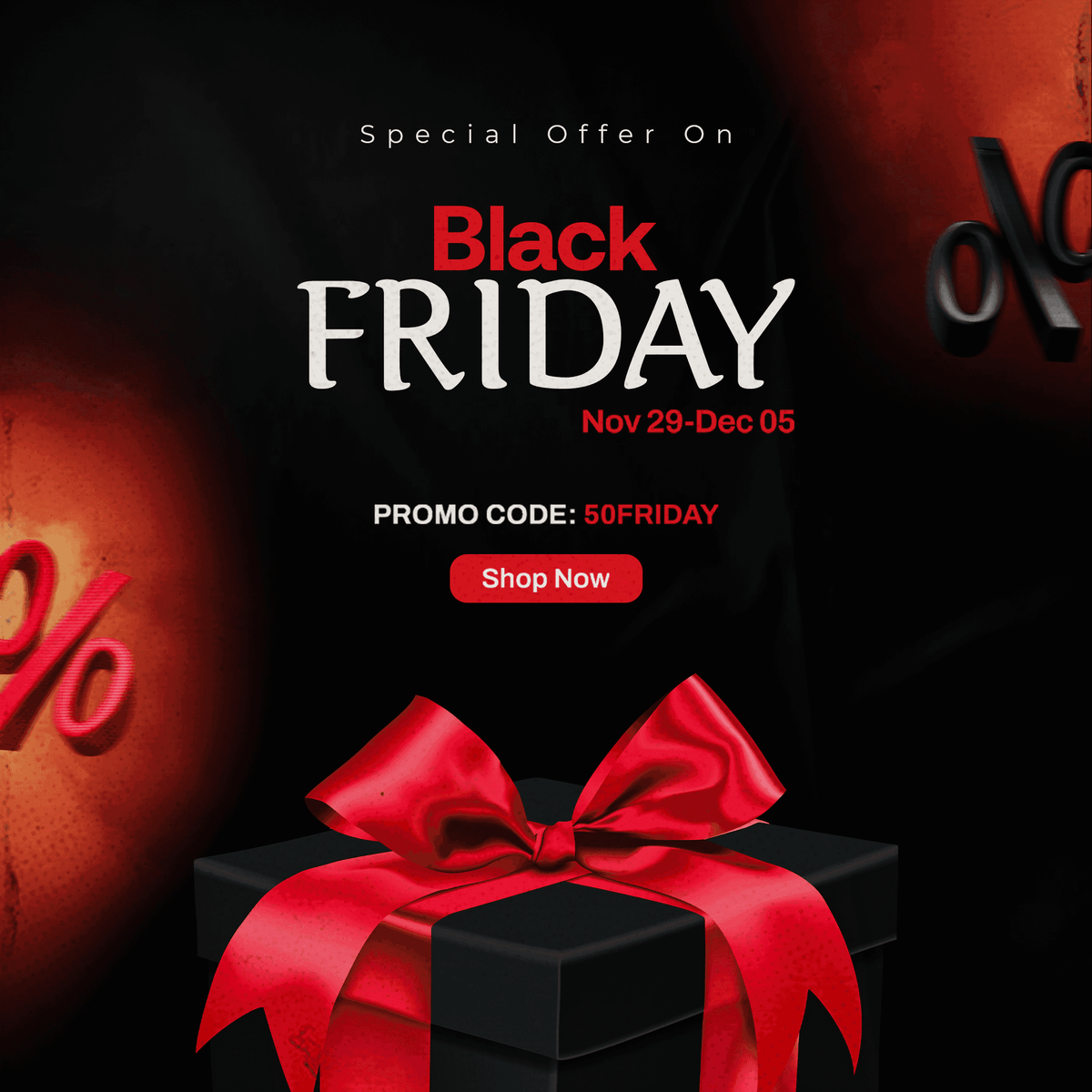 Black Friday - Social Media advertisement product graphics template - #15